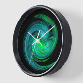 PSYCHEDELIC FRAKTAL LIGHT VORTEX Abstrakt Wanduhr (Winkel)