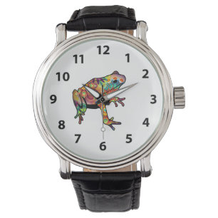 Psychedelic Frosch Watch Armbanduhr