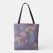 Psychedelic Fungi Galaxy - Tote Bag Tasche (Rückseite)