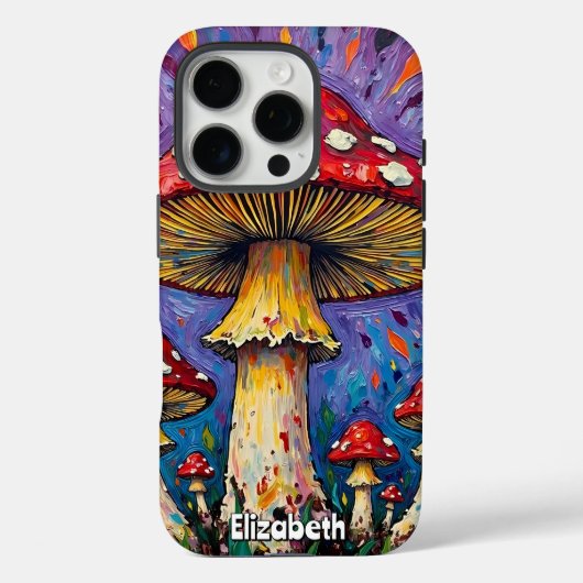 Psychedelic Fungus Aura Case-Mate iPhone Hülle (Rückseite)