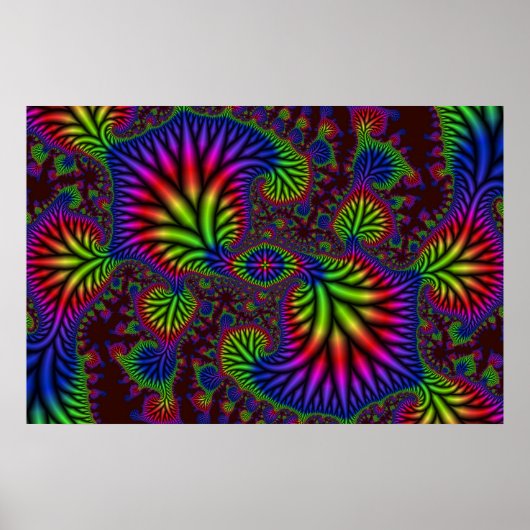 Psychedelic Garden Poster (Vorne)