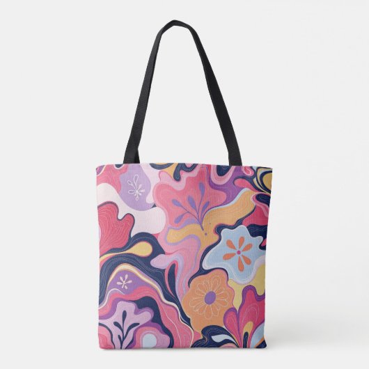 Psychedelic Garden Tasche (Rückseite)
