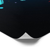 Psychedelic Giant Grouper Poster (Ecke)