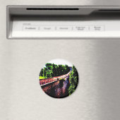 Psychedelic Girona Bridge, Spanien Magnet (In Situ (Geschirrspüler))