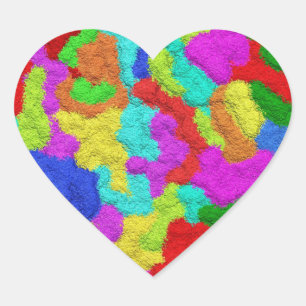 Psychedelic Glitzer Pattern Aufkleber