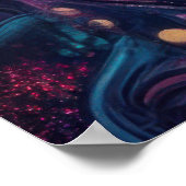 Psychedelic Goldfish Poster (Ecke)