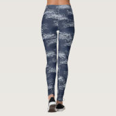 Psychedelic "Good Vibes Only" Text Graphic Leggings (Rückseite)