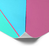 Psychedelic "Good Vibes Only" Text Graphic Poster (Ecke)