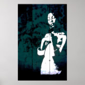 Psychedelic Graffiti Print Poster (Vorne)