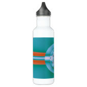 Psychedelic Green Edelstahlflasche (Links)