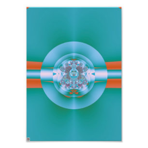 Psychedelic Green Fotodruck