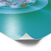 Psychedelic Green Fotodruck (Ecke)