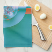 Psychedelic Green Handtuch (Viertel Falte)