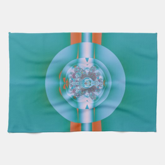 Psychedelic Green Handtuch (Horizontal)