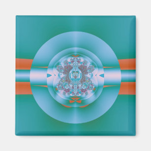 Psychedelic Green Magnet