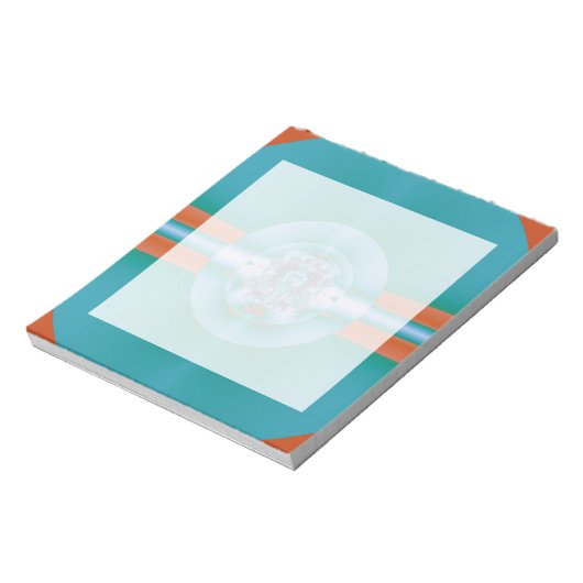 Psychedelic Green Notizblock (Rotiert)