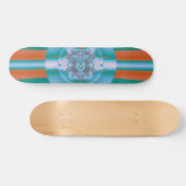 Psychedelic Green Skateboard (Horizontal)