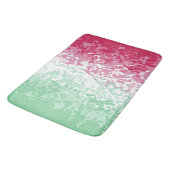 Psychedelic Groovy Abstrakt Abrosexual Pride Flag Badematte (Schrägansicht)