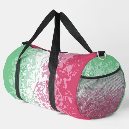 Psychedelic Groovy Abstrakt Abrosexual Pride Flag Duffle Bag (Rechte Ecke)