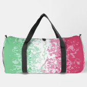 Psychedelic Groovy Abstrakt Abrosexual Pride Flag Duffle Bag (Rückseite)