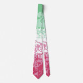Psychedelic Groovy Abstrakt Abrosexual Pride Flag Krawatte (Vorderseite)