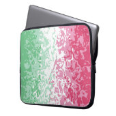 Psychedelic Groovy Abstrakt Abrosexual Pride Flag Laptopschutzhülle (Vorderseite Links)