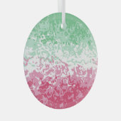 Psychedelic Groovy Abstrakt Abrosexual Pride Flag Ornament Aus Glas (Vorderseite Rechts)