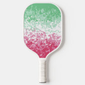 Psychedelic Groovy Abstrakt Abrosexual Pride Flag Pickleball Schläger (Vorderseite)