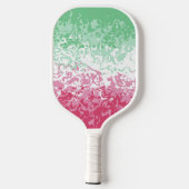 Psychedelic Groovy Abstrakt Abrosexual Pride Flag Pickleball Schläger (Rückseite)