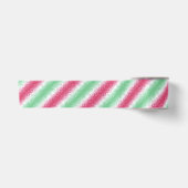 Psychedelic Groovy Abstrakt Abrosexual Pride Flag Satinband (Vorderseite)