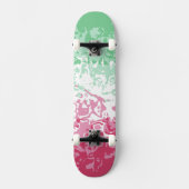 Psychedelic Groovy Abstrakt Abrosexual Pride Flag Skateboard (Vorderseite)