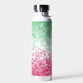 Psychedelic Groovy Abstrakt Abrosexual Pride Flag Trinkflasche (Links)