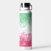 Psychedelic Groovy Abstrakt Abrosexual Pride Flag Trinkflasche (Rückseite)