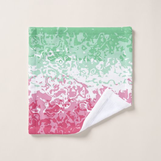 Psychedelic Groovy Abstrakt Abrosexual Pride Flag Waschlappen (Waschlappen)