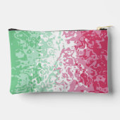 Psychedelic Groovy Abstrakt Abrosexual Pride Flag Zubehörtasche (Rückseite)