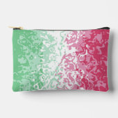 Psychedelic Groovy Abstrakt Abrosexual Pride Flag Zubehörtasche (Vorderseite)