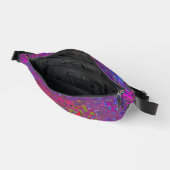 Psychedelic Groovy Magenta Retro Liquid Swirl Bauchtasche (Offen)