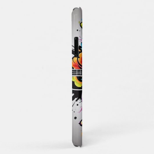 Psychedelic Guitar Case-Mate iPhone Hülle (Hinten/Rechts)