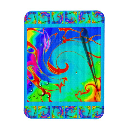 Psychedelic Haze Magnet (Vertikal)