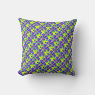 Psychedelic HeArt Abstrakt Trip Pattern Cushion Kissen