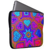 Psychedelic Hearts Electronics Bag Laptopschutzhülle (Vorne Rechts)