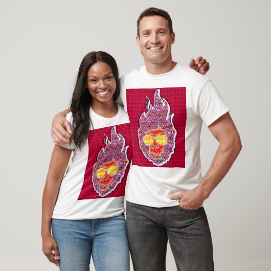 Psychedelic Heatwave Face Tee (Unisex)