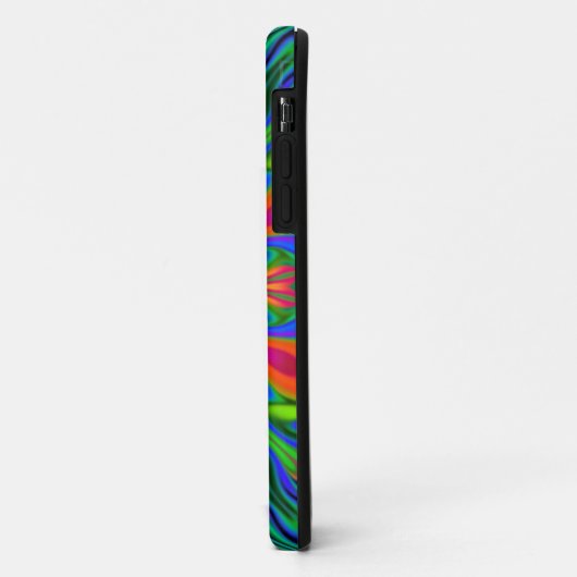 Psychedelic Hippie Blume Rainbow Case-Mate iPhone Hülle (Hinten/Links)