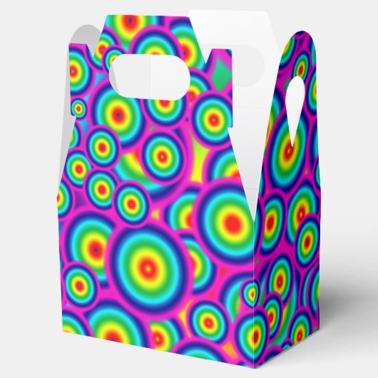 Psychedelic Hippie Favor Boxes Geschenkschachtel (Geöffnet)