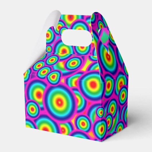 Psychedelic Hippie Favor Boxes Geschenkschachtel (Vorderseite)