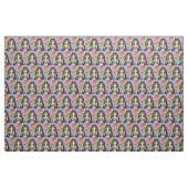 Psychedelic Hippie Girl Headband Peace Sign 1960er Stoff (Yard (91,4 cm))