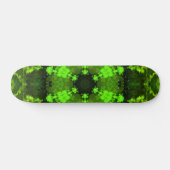 Psychedelic Hippie Green Skateboard (Horizontal)