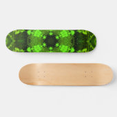 Psychedelic Hippie Green Skateboard (Horizontal)