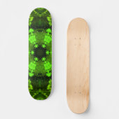 Psychedelic Hippie Green Skateboard (Vorderseite)