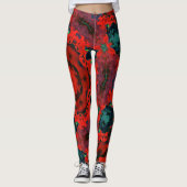 Psychedelic Hippie Leggings (Vorderseite)